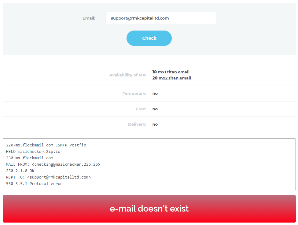 Fake email